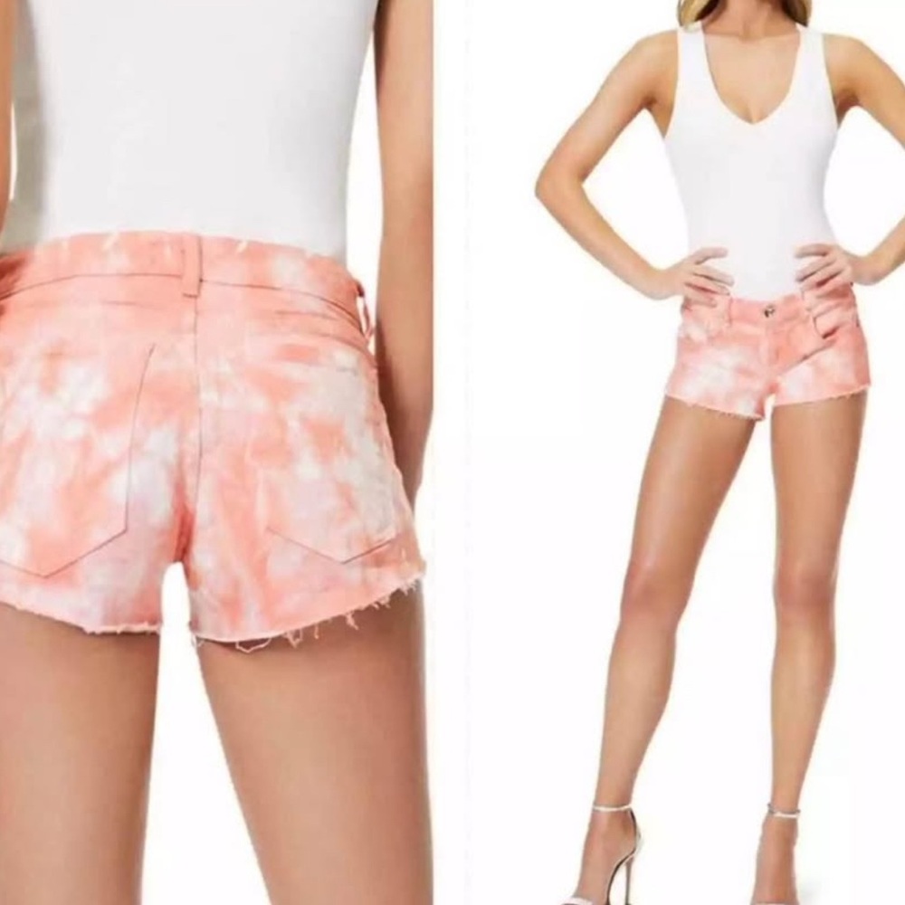 Ramy Brook Women's Pink Tie-Dye Shorts